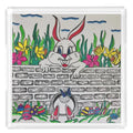 Funny Bunny Acrylic Serving Tray