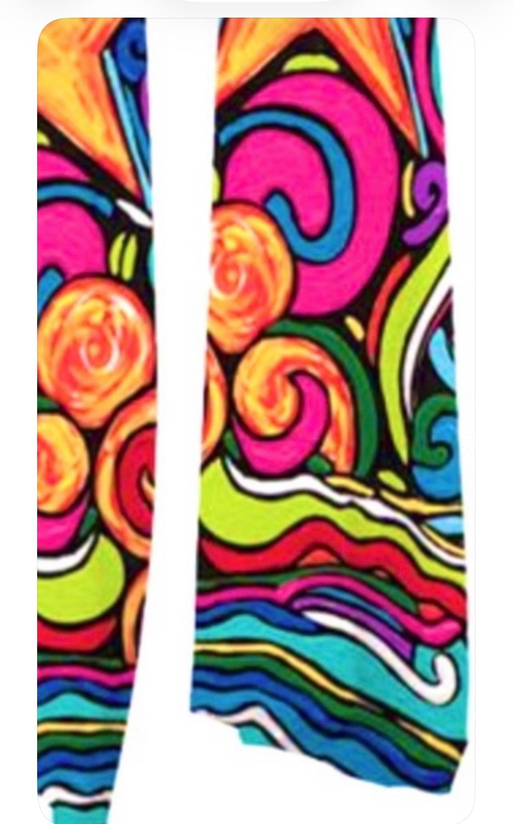 Moon Waves Chiffon Scarf