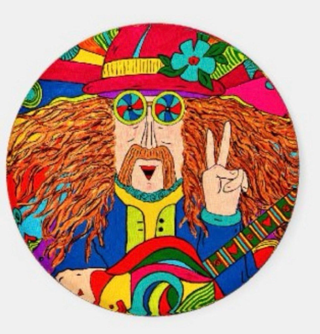Peace Out! Acrylic Coaster Set
