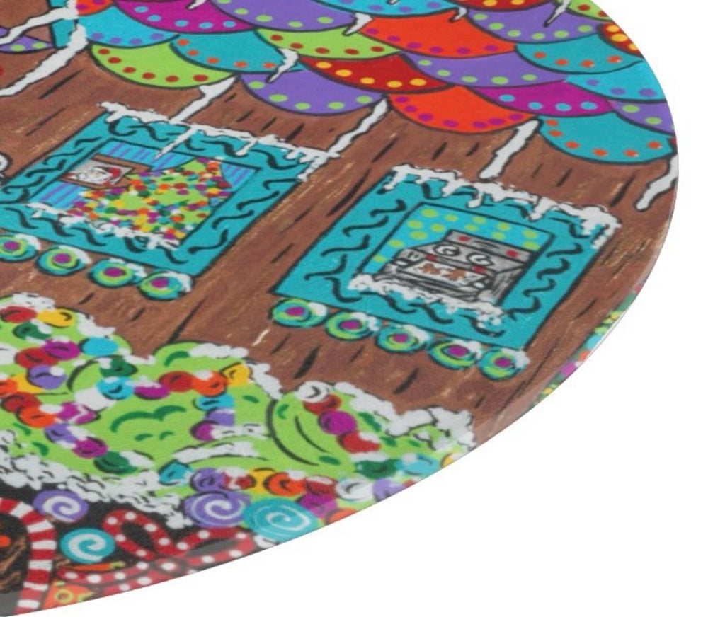 You Fill My Head With Gingerbread Glass Cutting Board