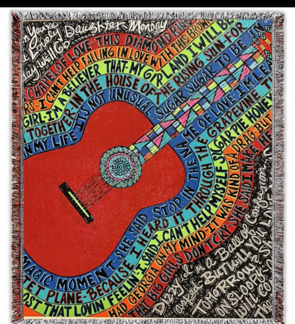 Strummin Woven Throw Blanket
