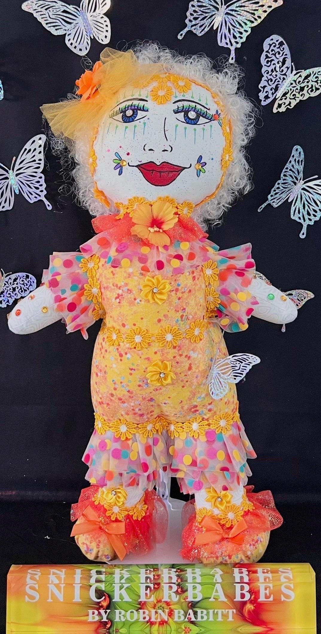 Handmade Collectible Doll- SNICKERBABE-SONNI -signed