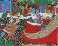 Sleighful of Fun Fleece Throw Blanket
