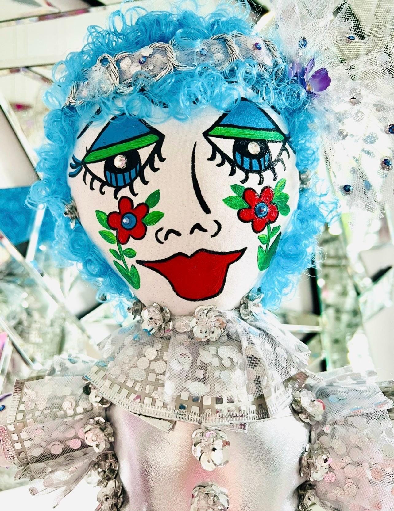 Handmade Collectible Doll - SNICKERBABE -  TAZIA -signed