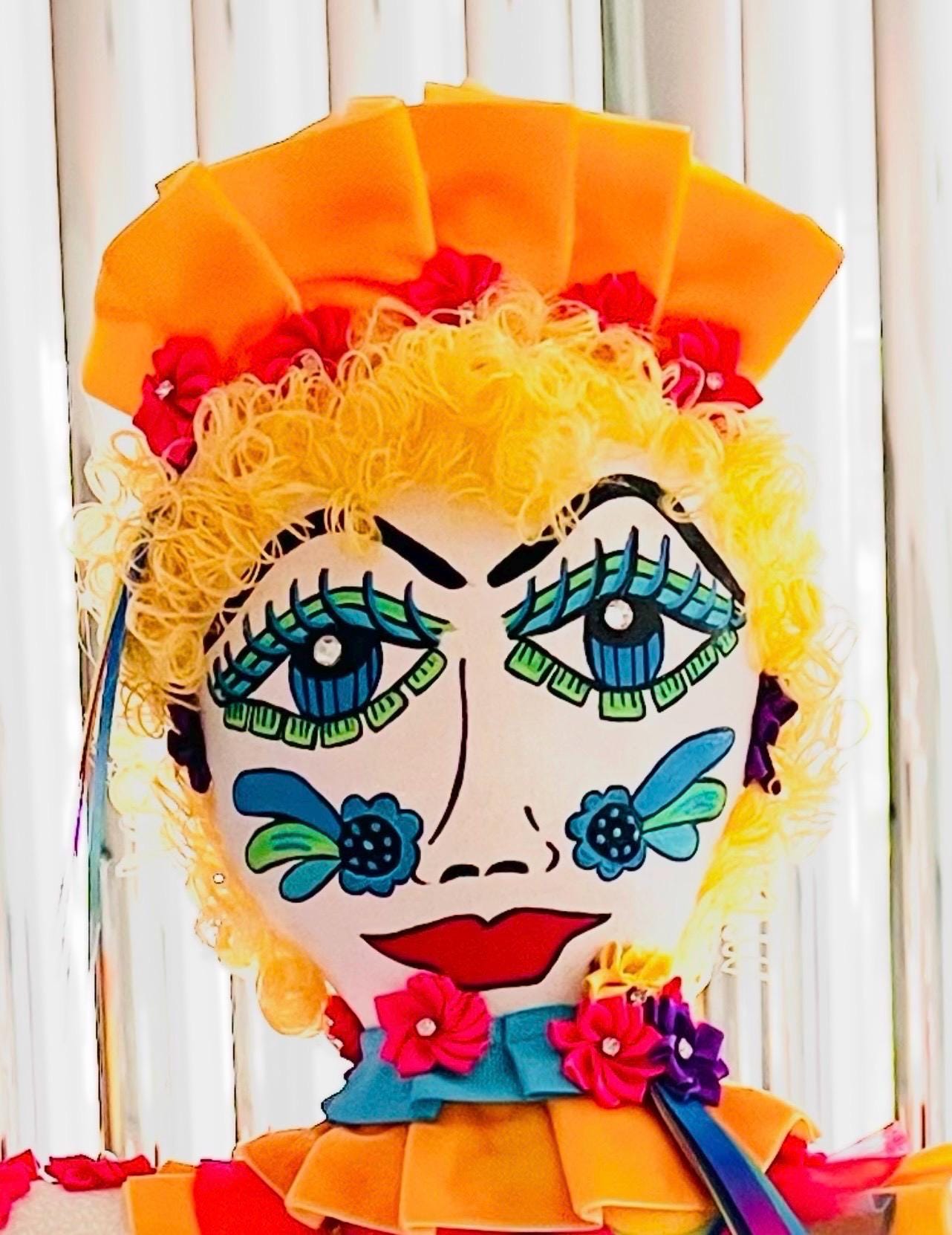 Handmade Collectible Doll -SNICKERBABE -  SUMMER -signed