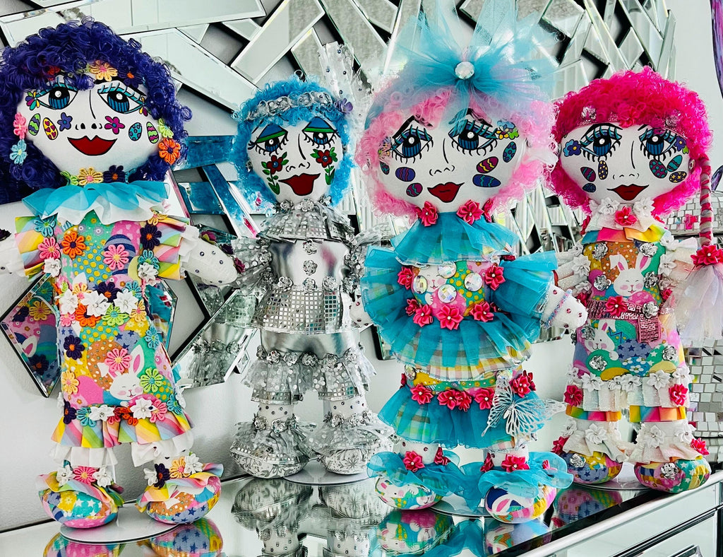 Handmade Collectible Doll - SNICKERBABE -  TAZIA -signed