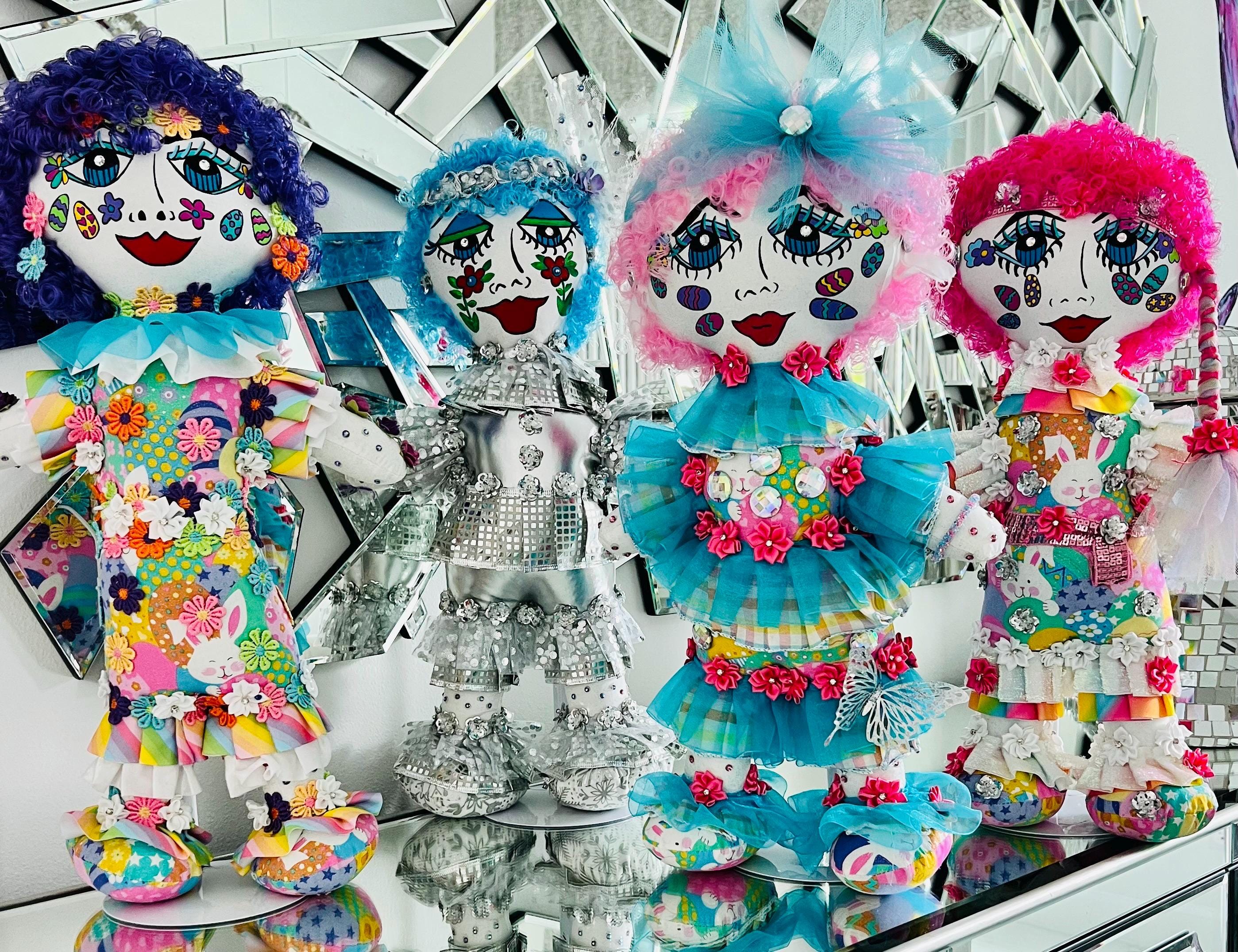 Handmade Collectible Doll - SNICKERBABE -  TAZIA -signed