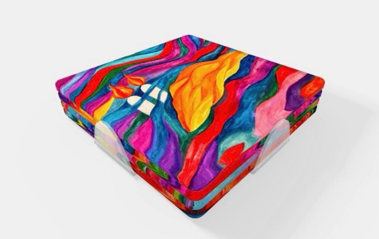 L’Chaim Acrylic Coaster Set
