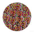Triple Hearts Glass Cutting Board