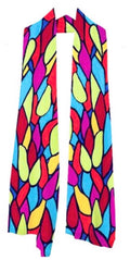 Stained Glass Chiffon Scarf