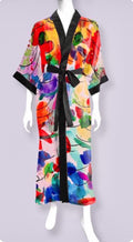 Holiday Satin Kimono Robe