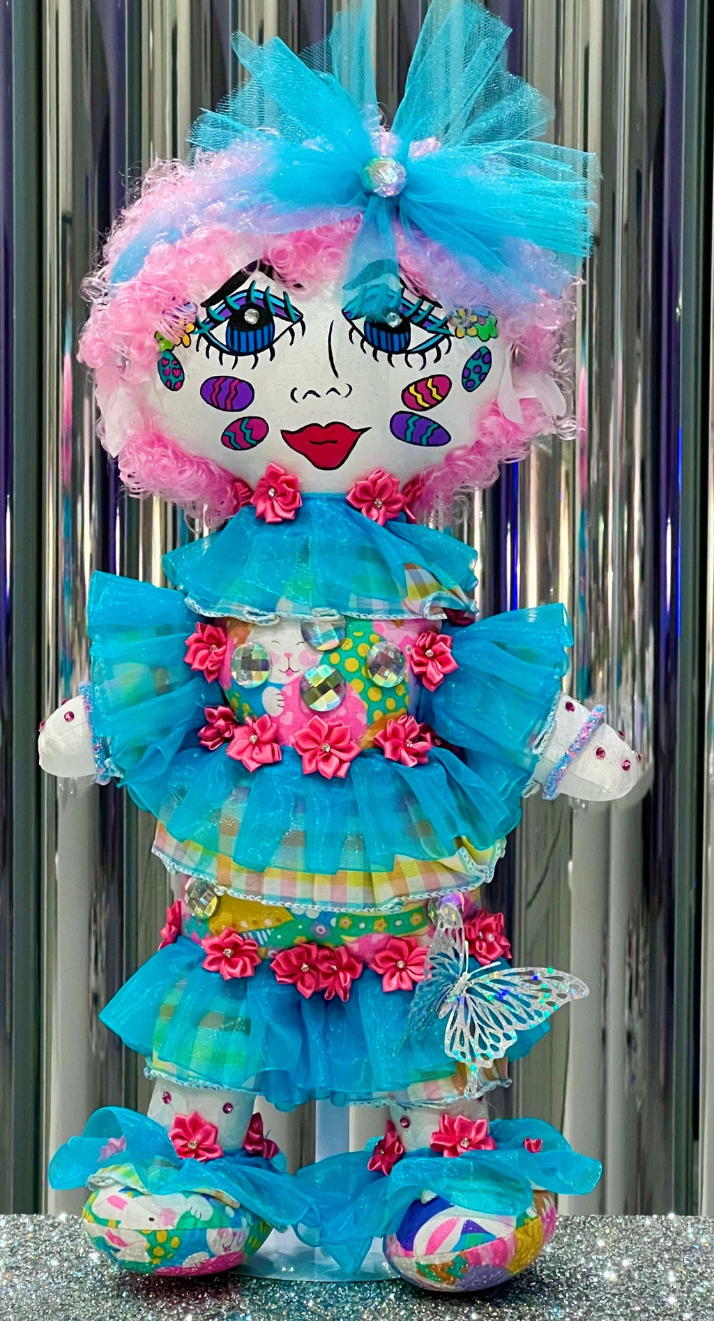 Handmade Collectible Doll - SNICKERBABE -  MEADOW -signed