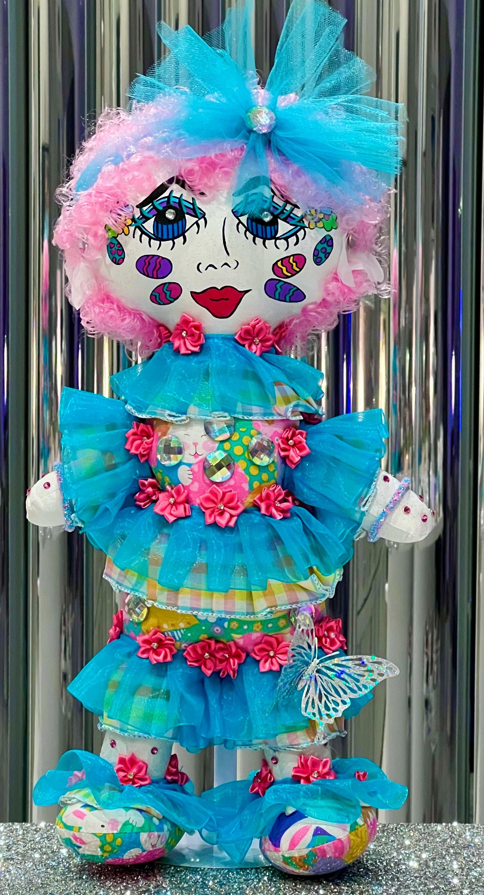 Handmade Collectible Doll - SNICKERBABE -  MEADOW -signed