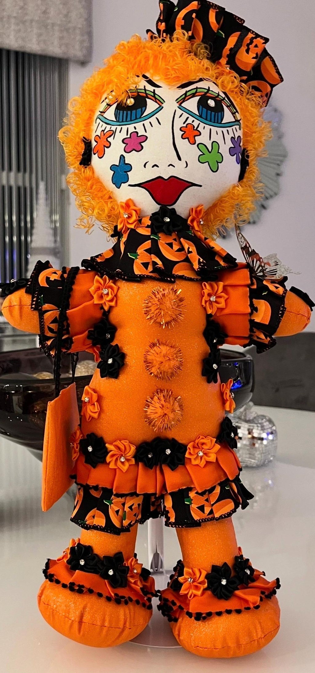 Handmade Collectible Doll -  SNICKERBABE -  ELVIRA -signed