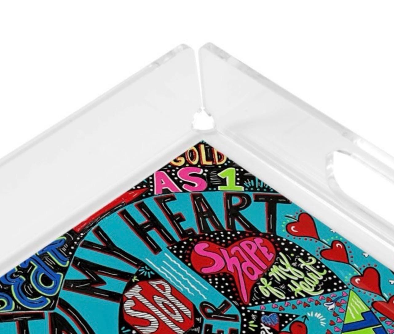 Straight From My Heart Acrylic Serving Tray