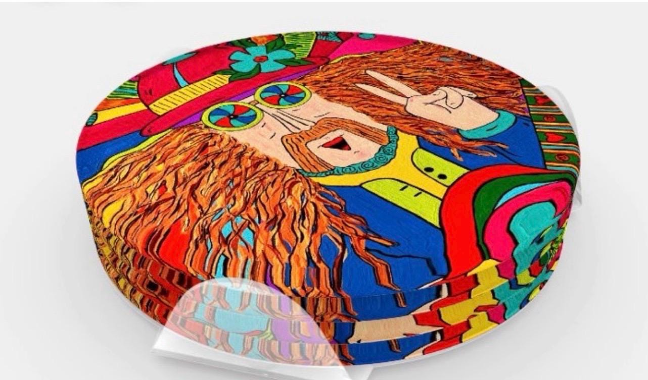 Peace Out! Acrylic Coaster Set