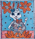 Bunnilicious Woven Throw Blanket
