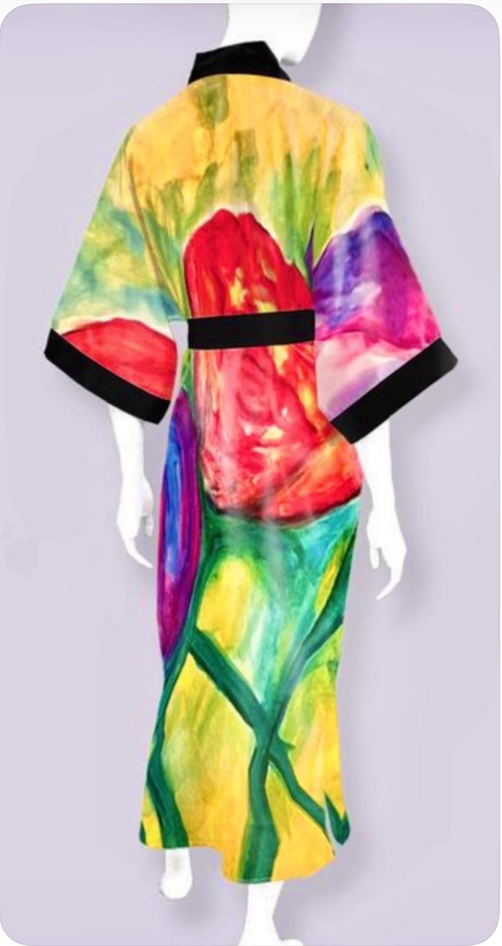 Brilliant Blooms Kimono Robe