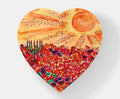 Sunset & Candlelight Glass Paperweight
