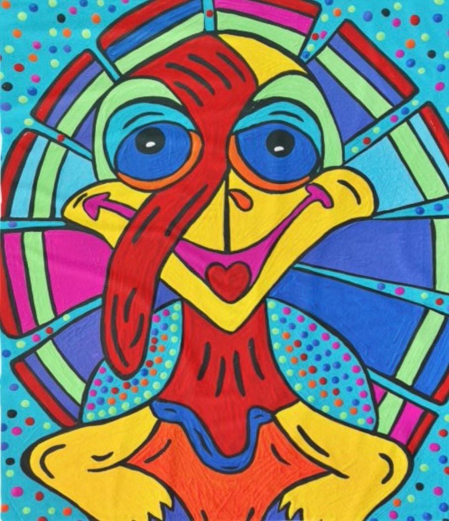 Turkey Jerky Fleece Throw Blanket