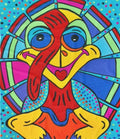 Turkey Jerky Fleece Throw Blanket