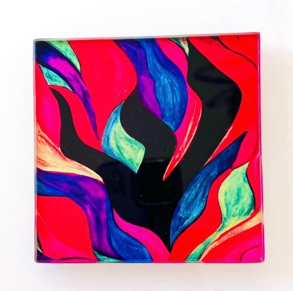 L’Chaim Glass Coaster Set