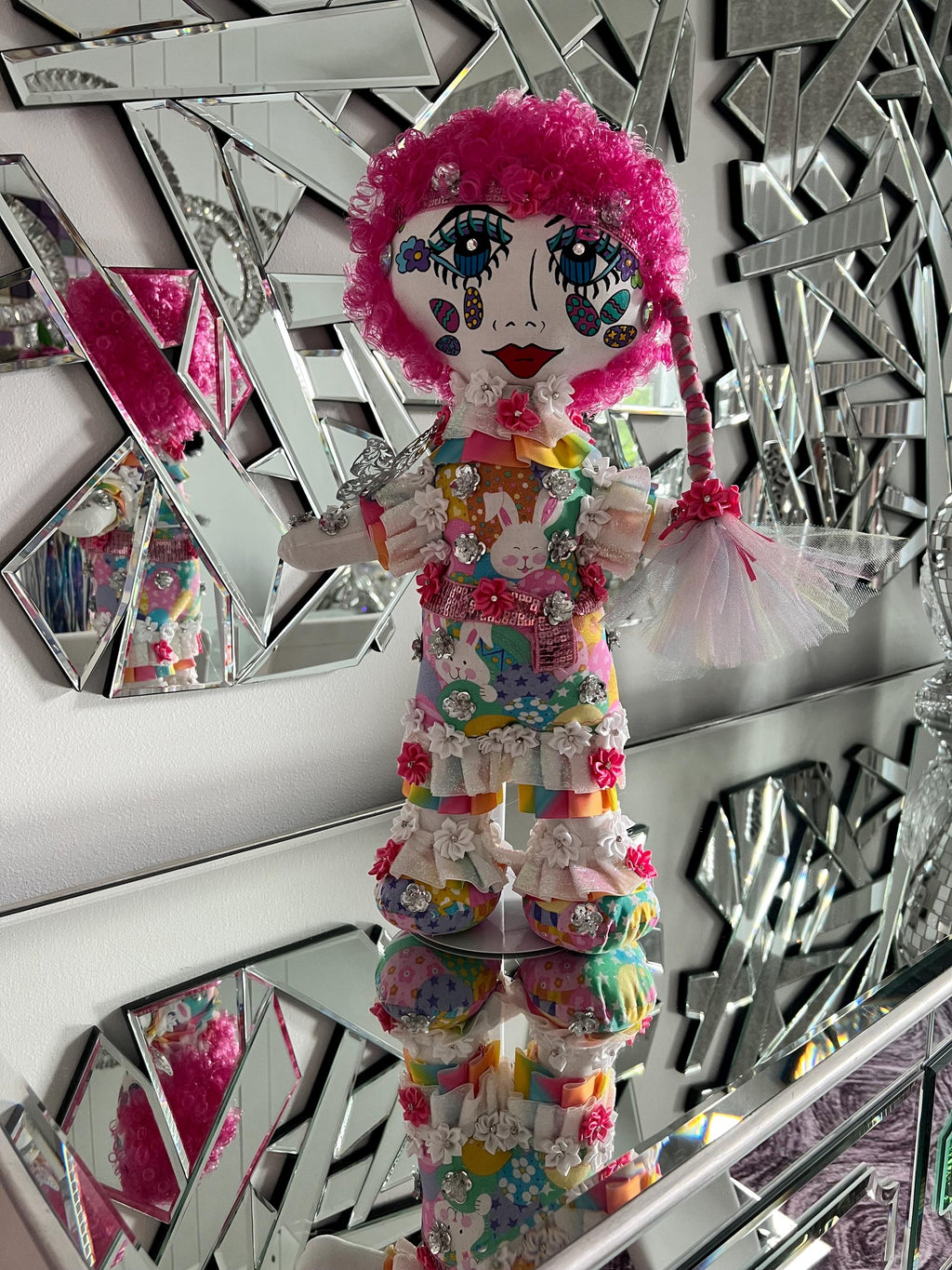 Handmade Collectible Doll - SNICKERBABE -  HONEY -signed