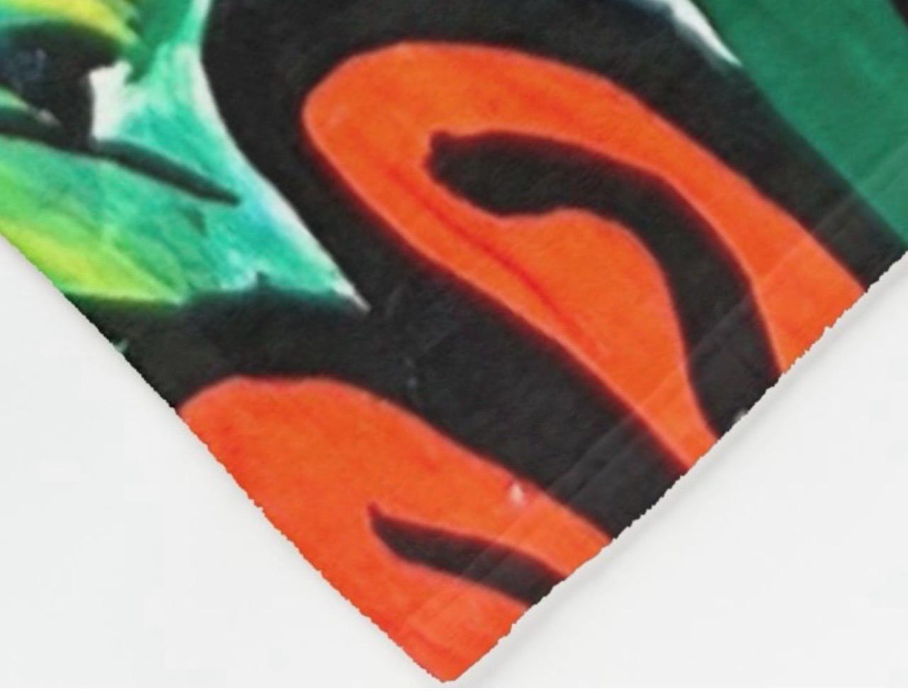 Callie the Caterpillar Fleece Throw Blanket