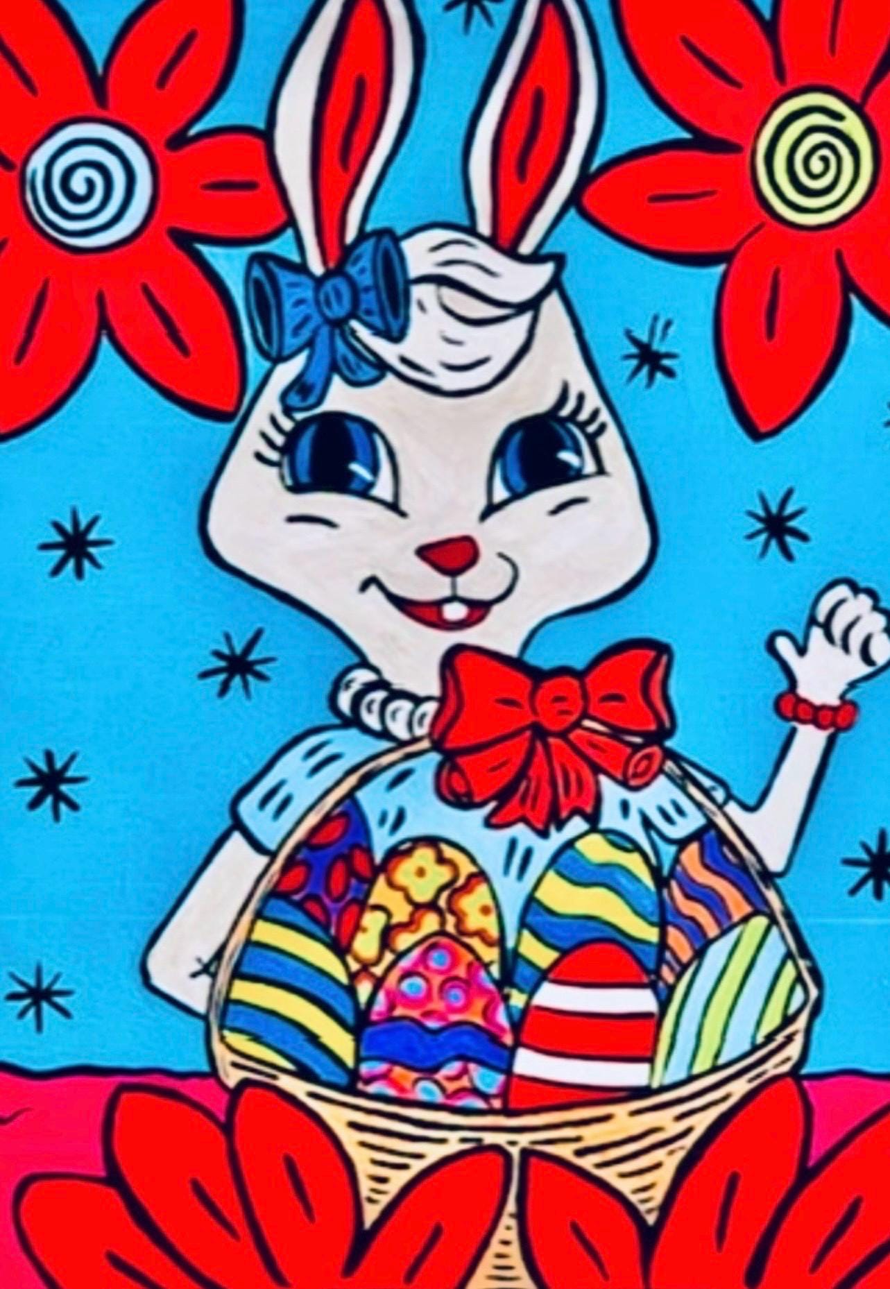 Bunnilicious Fleece Throw Blanket