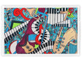 Music Montage Acrylic Serving Tray