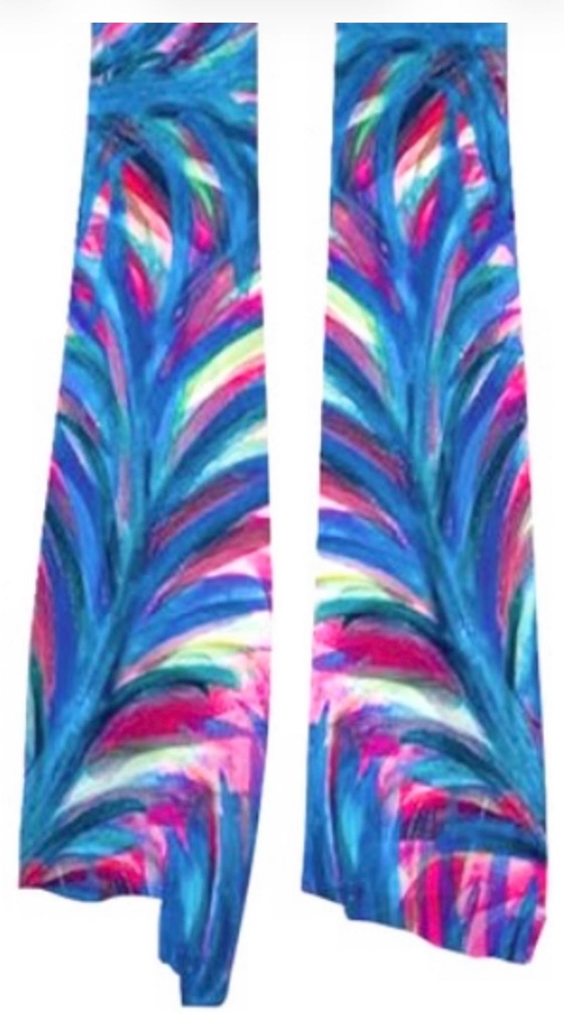 Purely Palms Chiffon Scarf