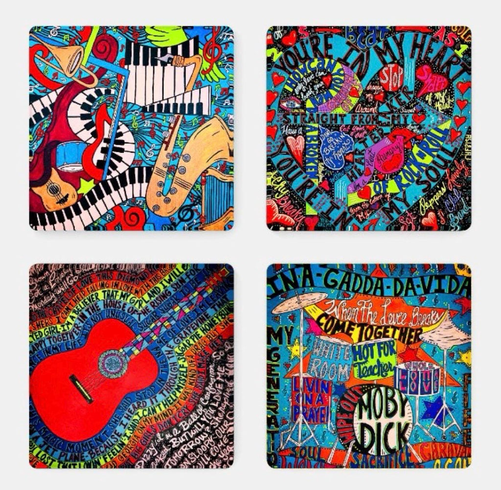 Acrylic Coaster Set-Ensemble