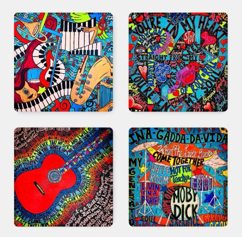 Acrylic Coaster Set-Ensemble