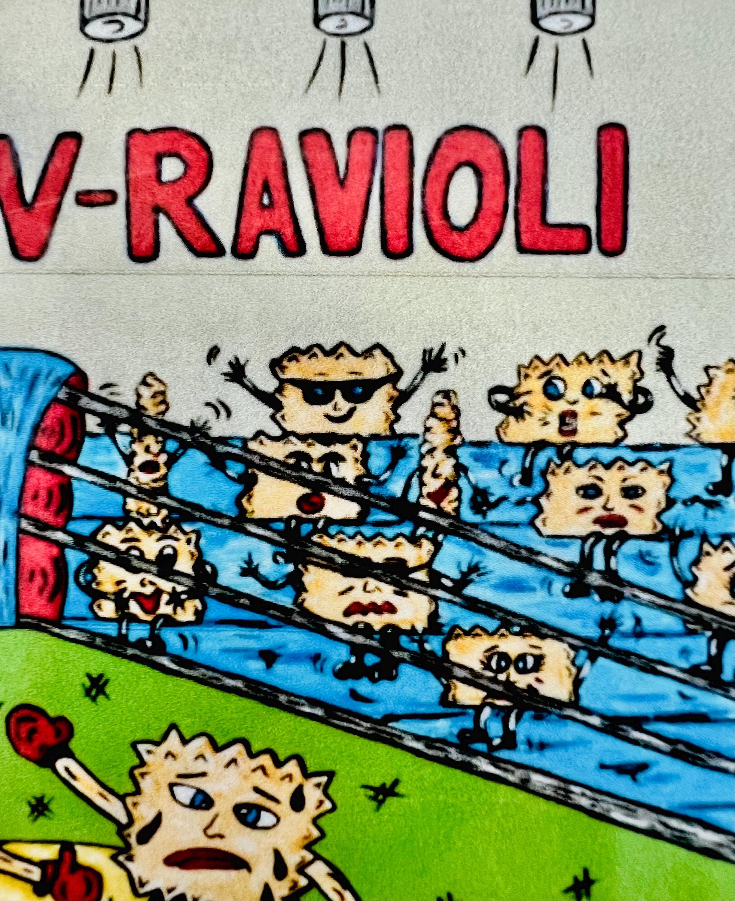 Kreplach -v- Ravioli Glass Cutting Board