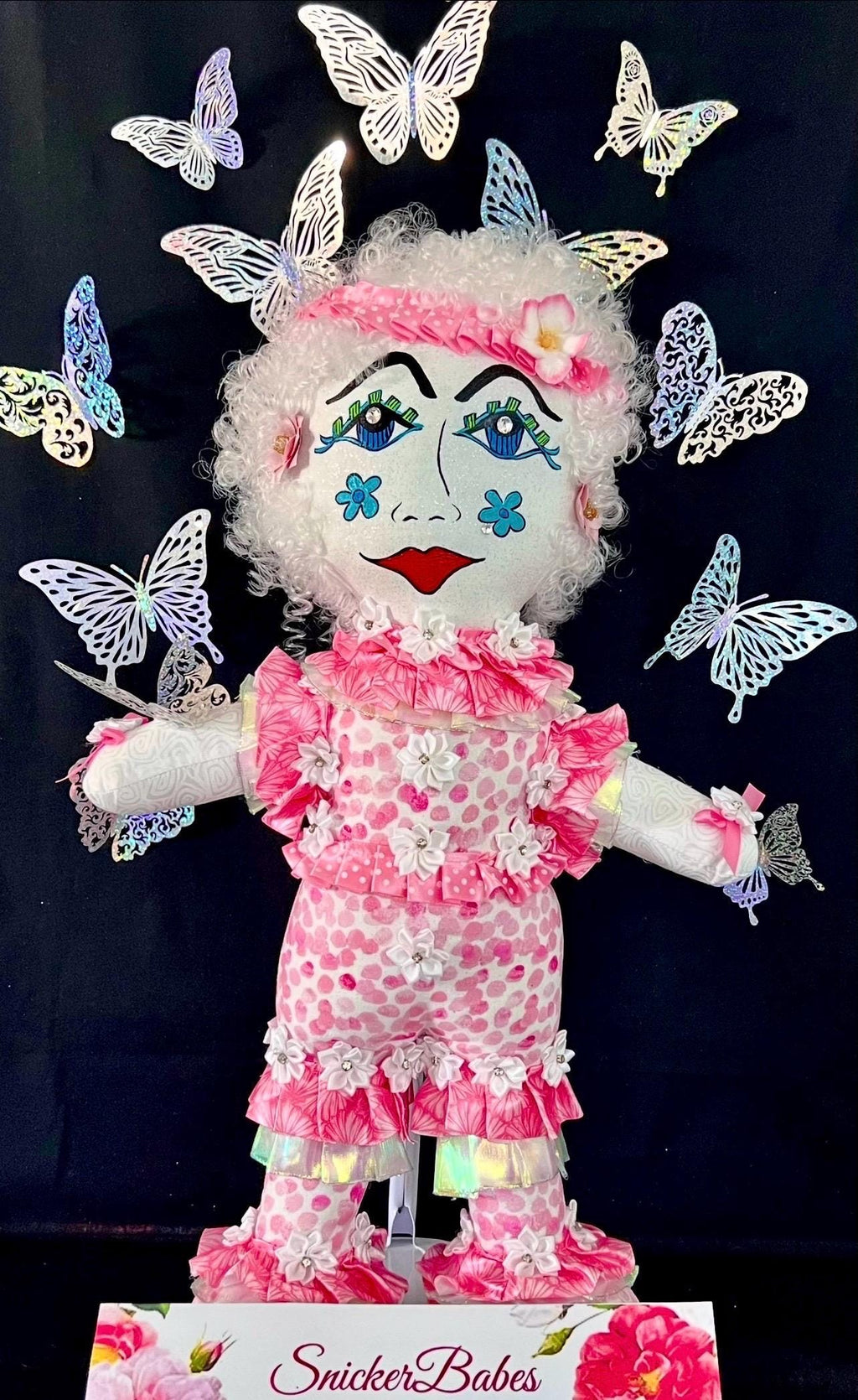 Handmade Collectible Doll- SNICKERBABE - LORRAINE - signed