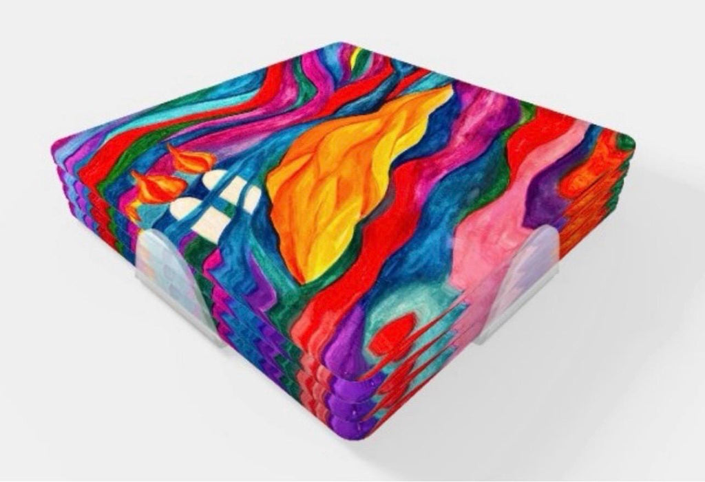 Tradition Acrylic Coaster Set