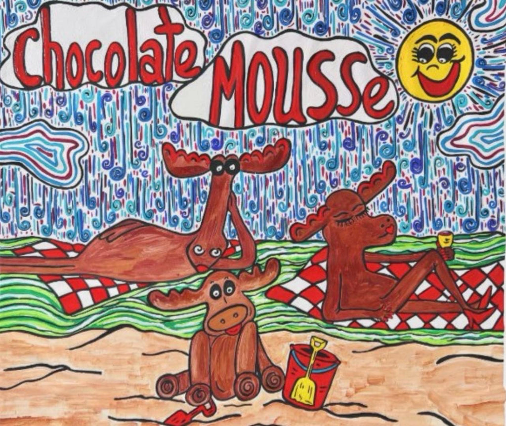 Chocolate Mousse Fleece Throw Blanket