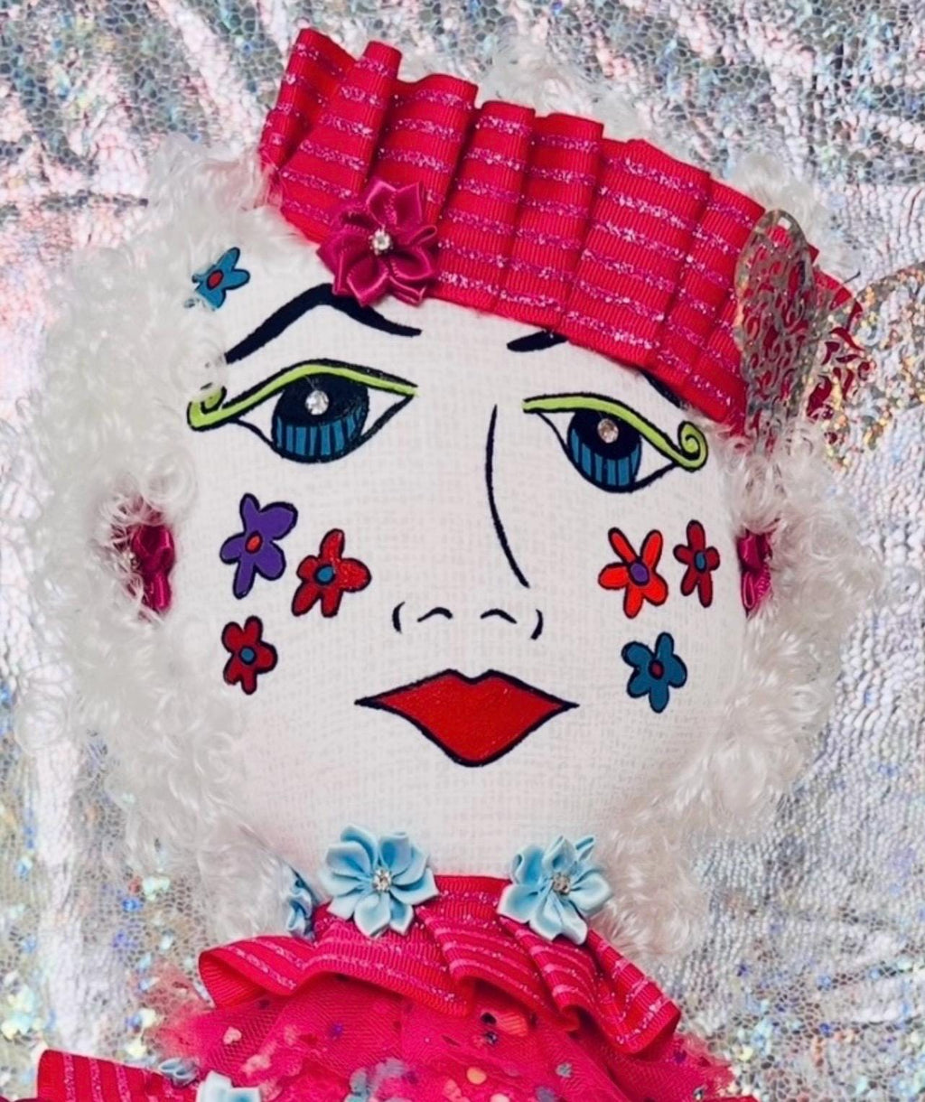 Handmade Collectible Doll - SNICKERBABE -  CHANTAL - signed
