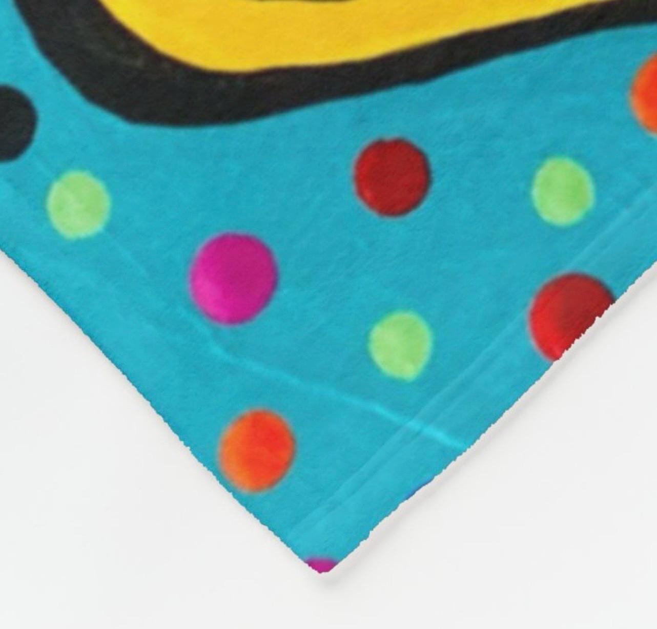 Turkey Jerky Fleece Throw Blanket