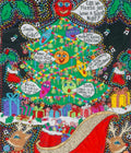 Silent Night Fleece Throw Blanket