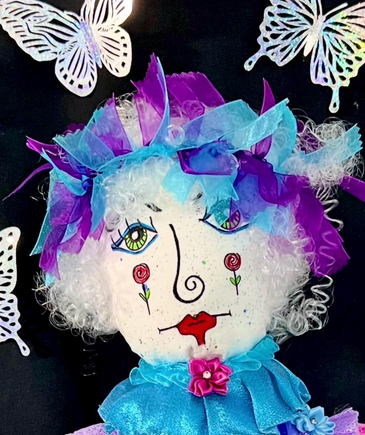 Handmade Collectible Doll - SNICKERBABE -  Cynthia -signed