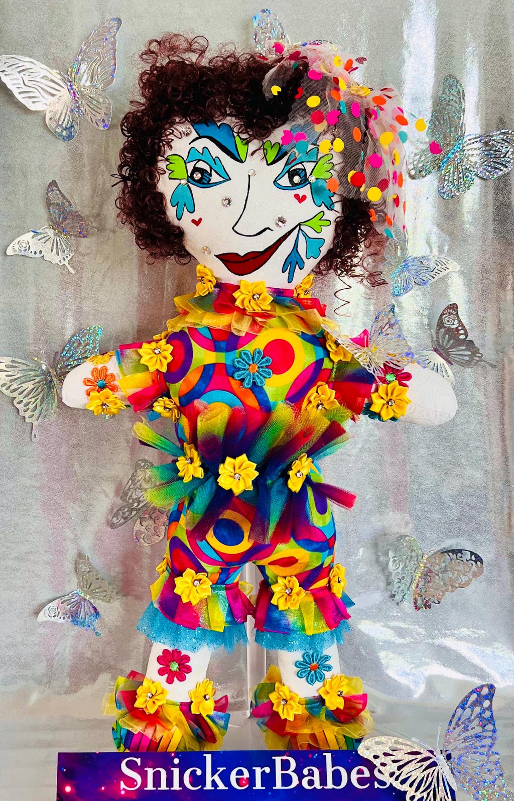 Handmade Collectible Doll - SNICKERBABE- DIOR - signed