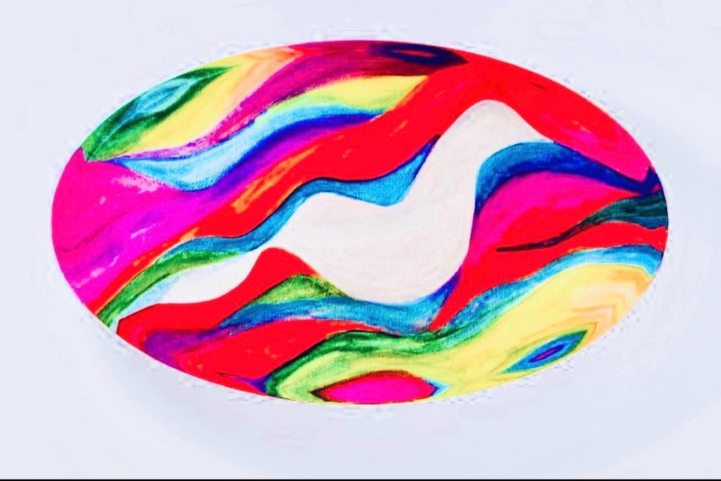 Dove Means Love Glass Paperweight