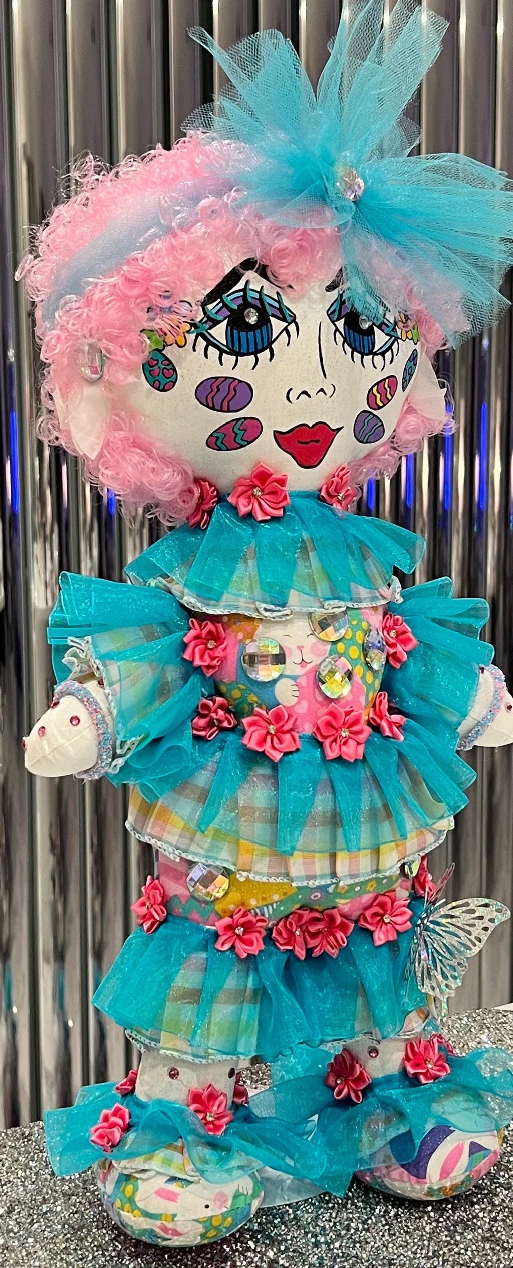Handmade Collectible Doll - SNICKERBABE -  MEADOW -signed
