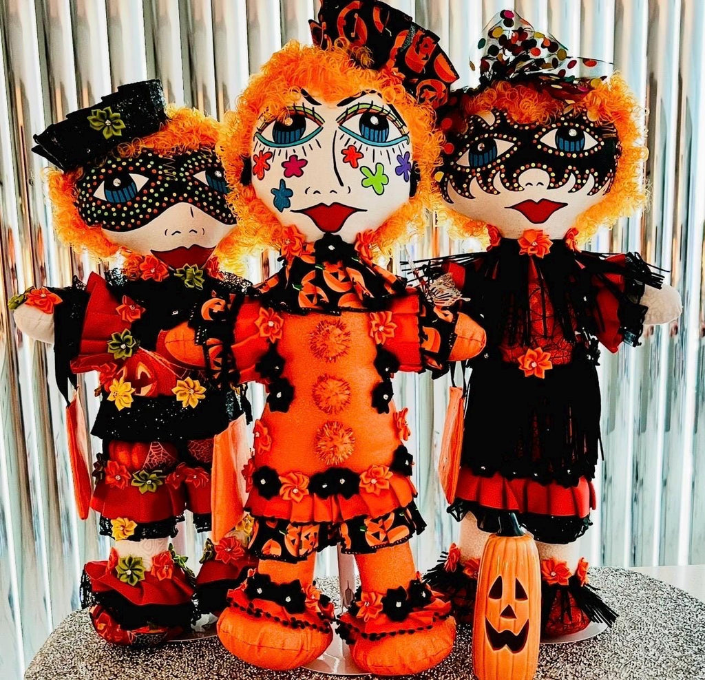 Handmade Collectible Doll -  SNICKERBABE -  ELVIRA -signed