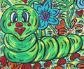 Callie the Caterpillar Fleece Throw Blanket
