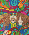 Peace Out! Fleece Blanket/Throw