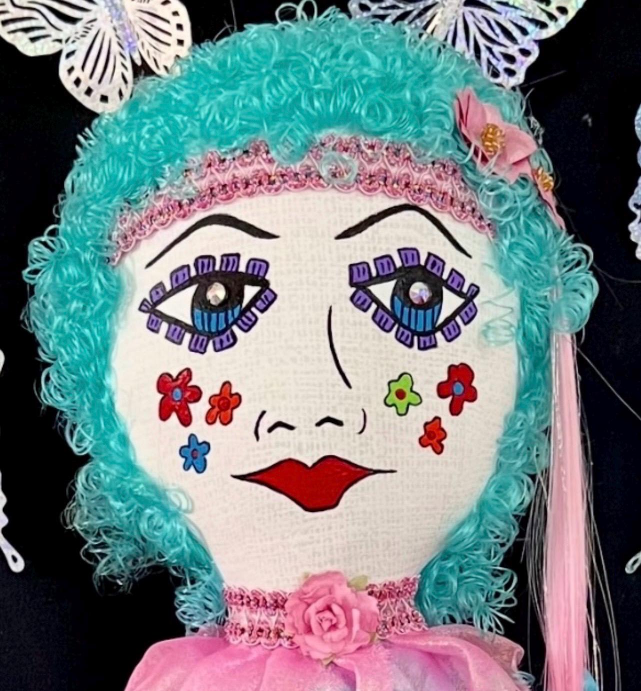 Handmade Collectible Doll - SNICKERBABE - Doreen- signed