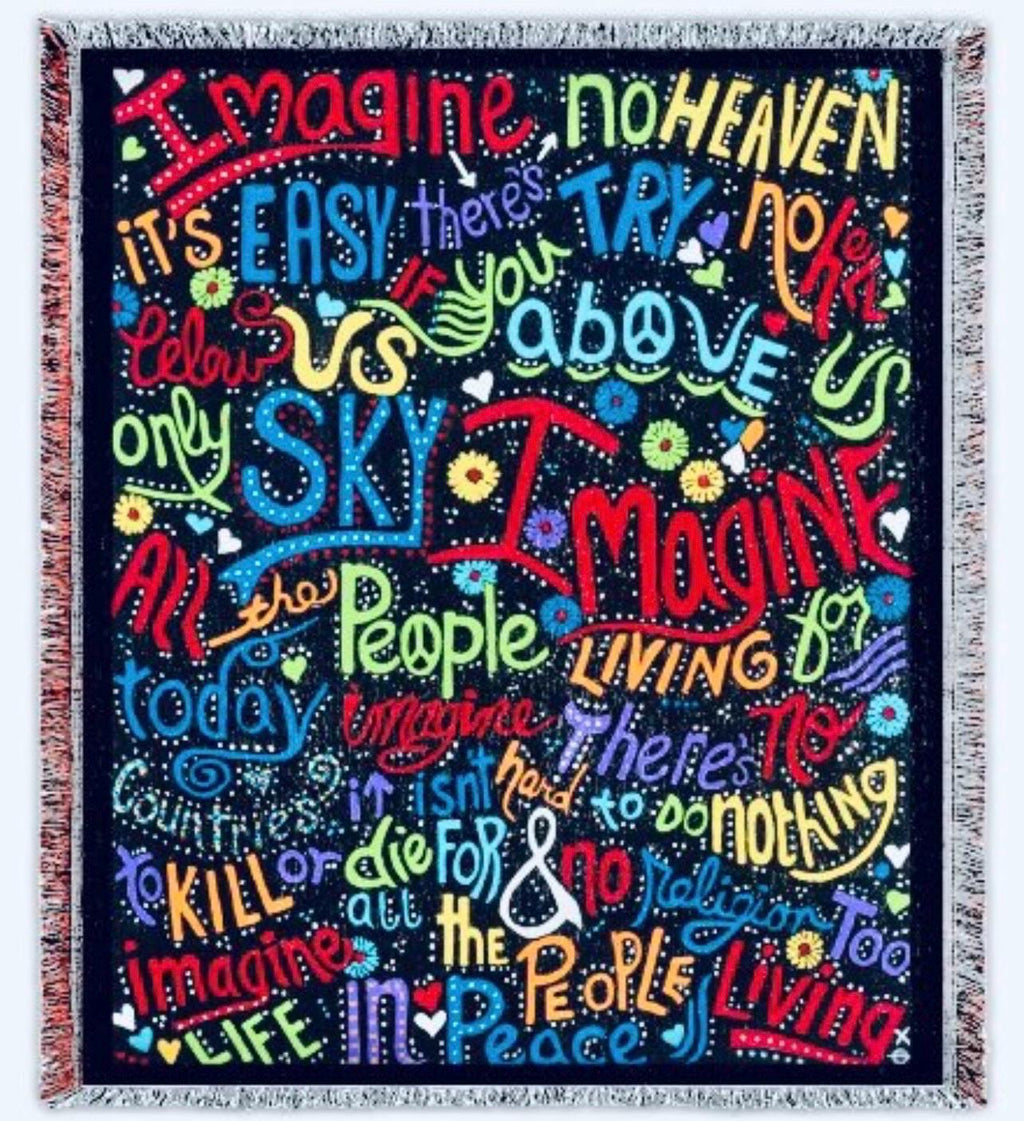IMAGINE Woven Throw Blanket