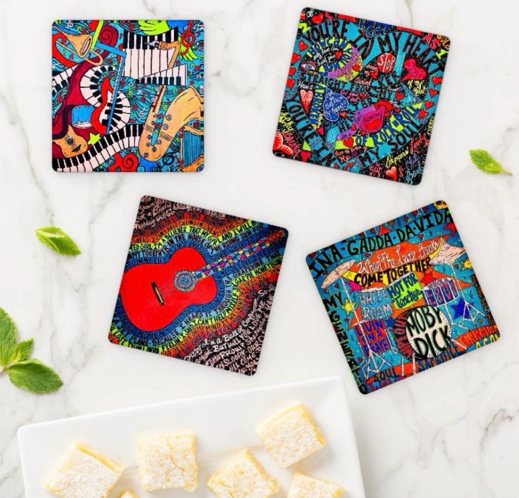 Acrylic Coaster Set-Ensemble